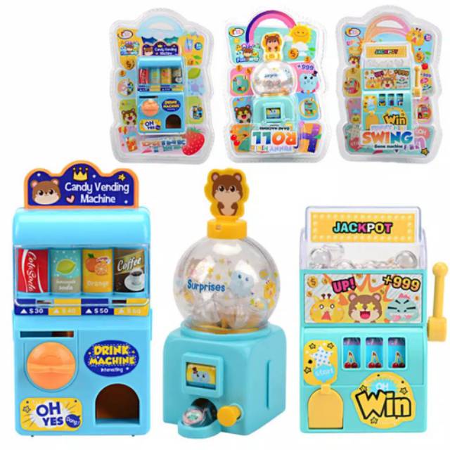 MOMBABY1 Mainan Anak Vending Machine atau Kado Mainan Anak Vending Machine