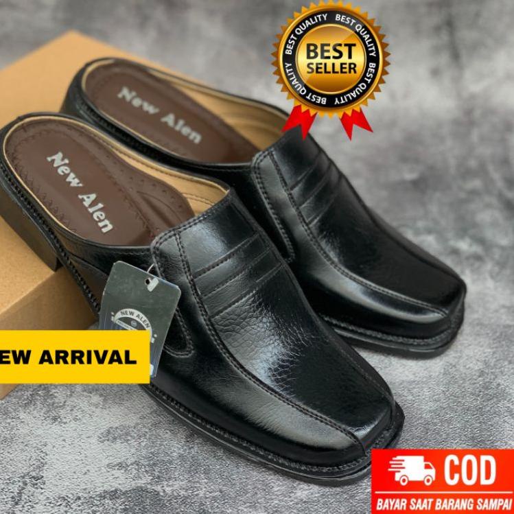 Sepatu Slop Pria Sandal Slop Pria Sepatu Sandal Pria Kulit Asli Casual | Slop Lois 1 [XC.21My22ғ]
