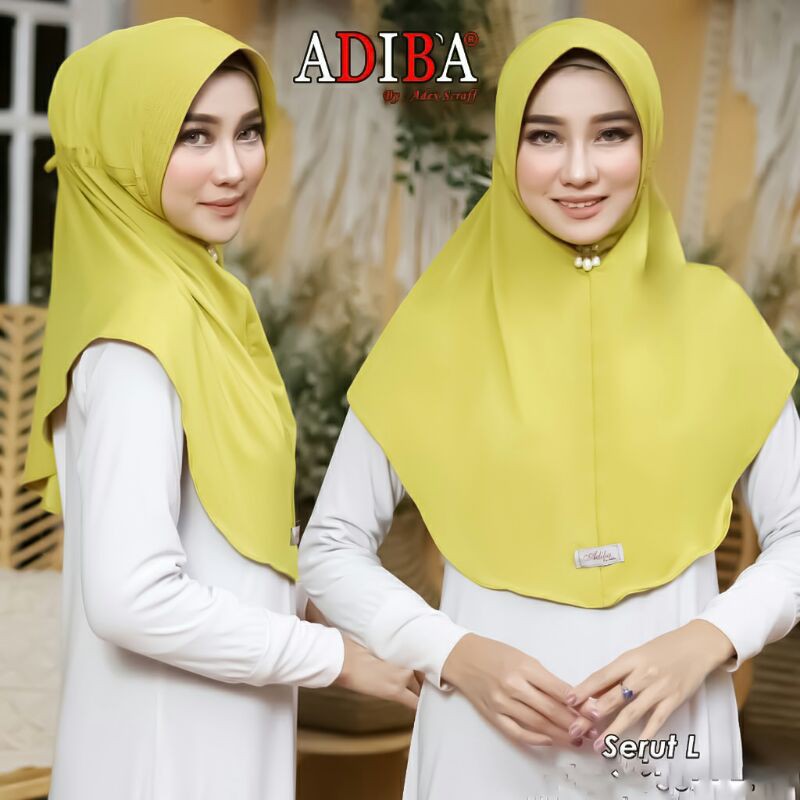 Jilbab Instan Jersey / Jilbab Serut Jersey Adiba / Grosir Kerudung Murah-2