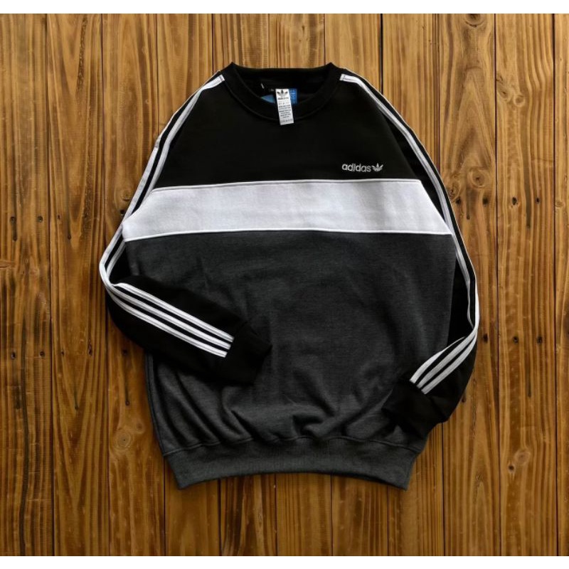 SWEATER CREWNECK ADIDAS TREEFOIL PREMIUM FULLTAG &amp; LEBEL