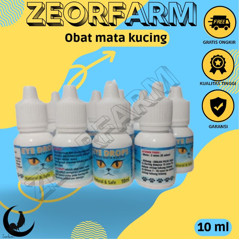 obat Tetes Mata Kucing Kelinci Anjing Mata Iritasi Mata Belekan eyedrop zeorfarm