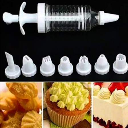 Semprotan Cetakan Kue dengan 8 motif
