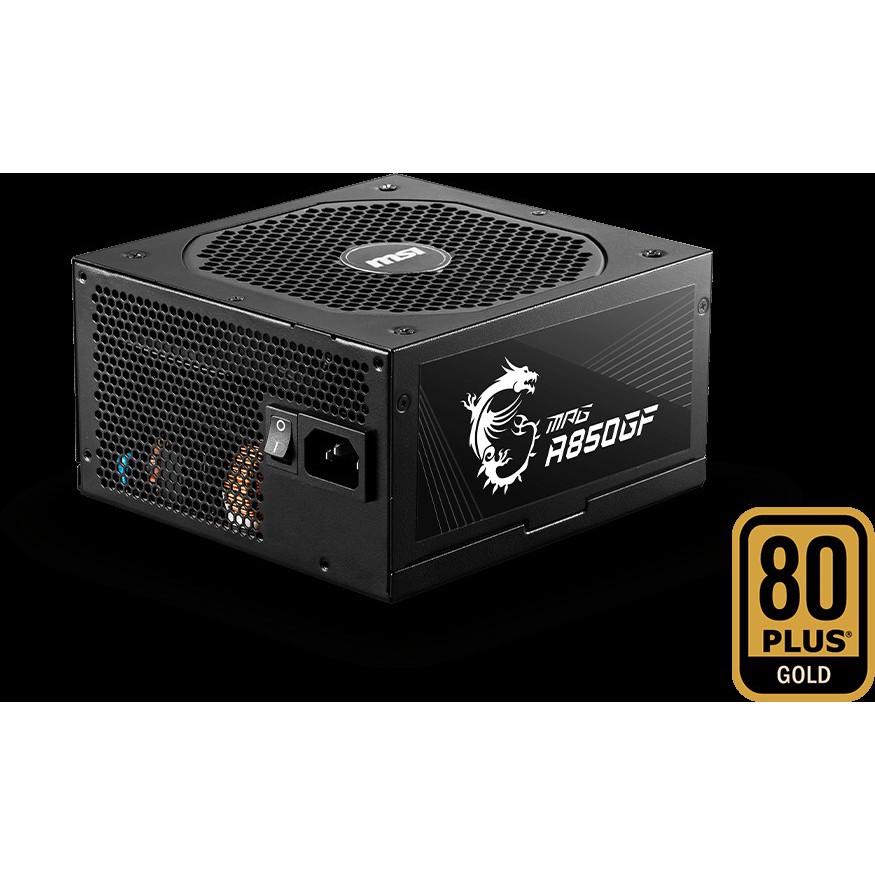 Power Supply MSI MPG A850GF 850W 80+ GOLD / PSU 850Watt 80+ GOLD