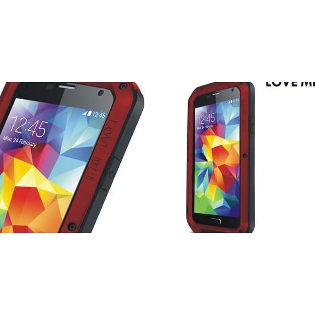 samsung s5 case armor lovemei ori - casing cover samsung s5 ori