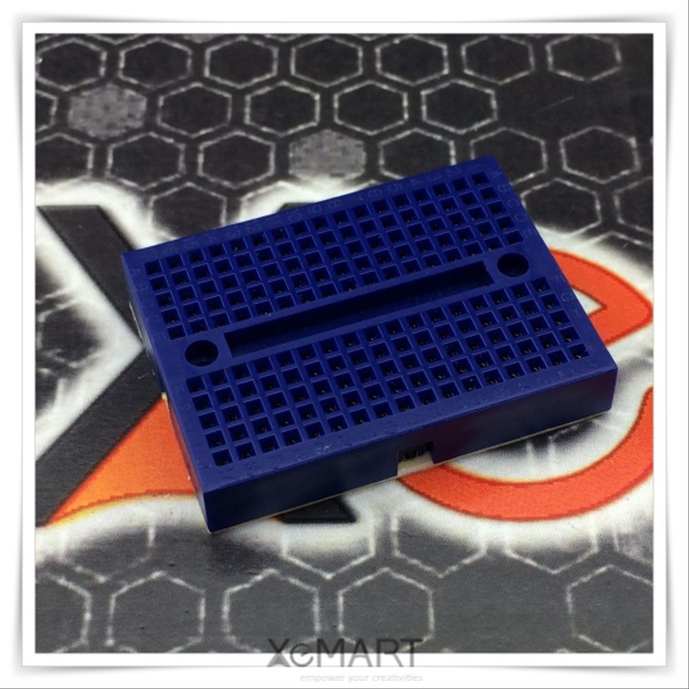 

Breadboard Biru 47x35x8.5mm Blue Bread Board 170 Pin Project Board Prototype