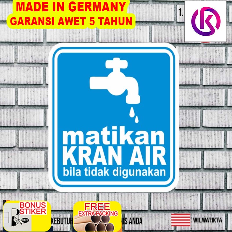 

Terlaris Sticker Sign Matikan Kran Air