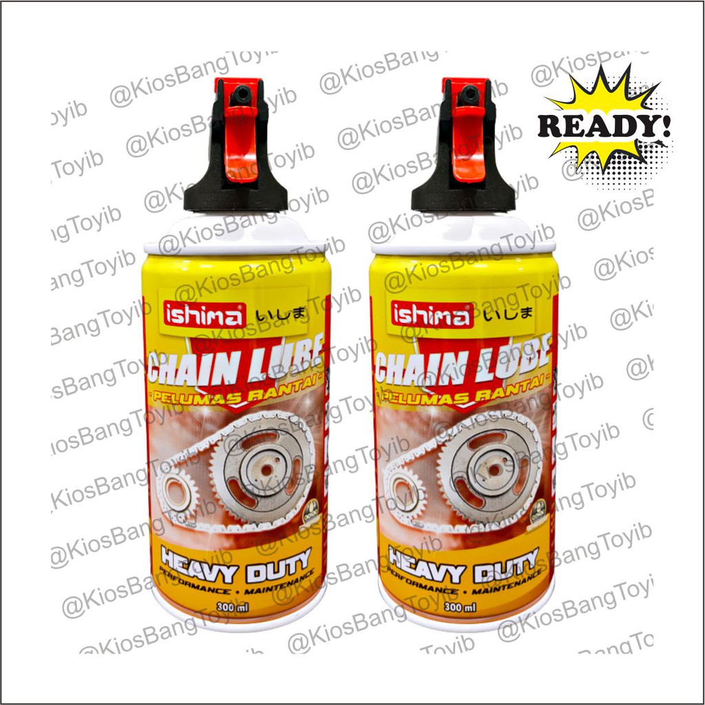 Chainlube Chain Lube Oli Rantai Pelumas Rantai 300mL Japan Quality &quot;ISHIMA&quot;