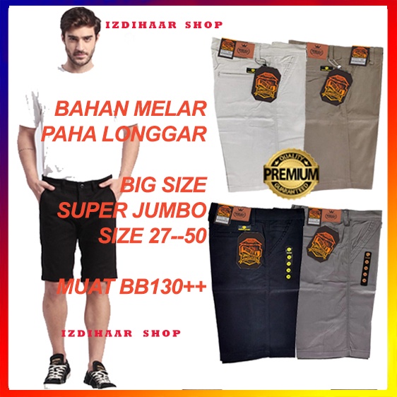 CELANA PENDEK PRIA JUMBO / CELANA CHINO PENDEK / SHORTPANT JUMBO