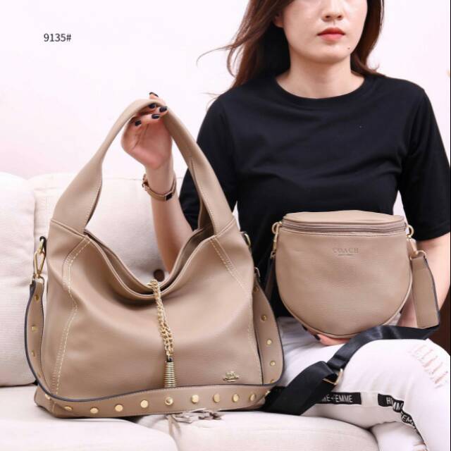COACH HOBO sling bag#9135