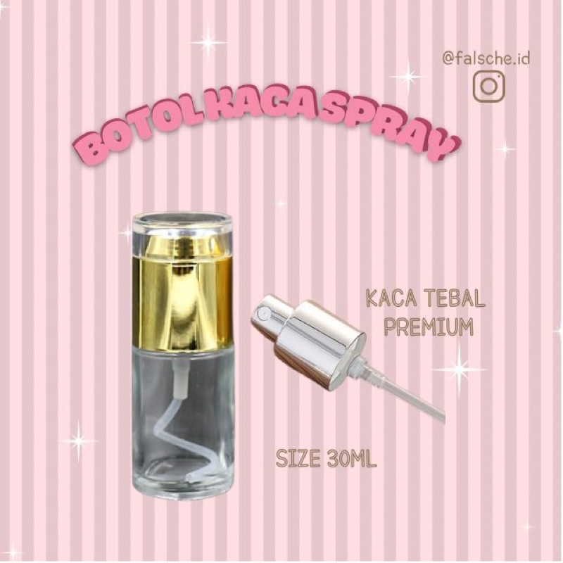 BOTOL KACA PUMP / SPRAY 30ML