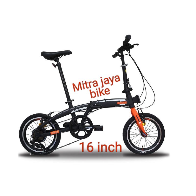 SEPEDA LIPAT 16 AMBROSIO MAXIMO PIEGARE TX 1.0 7 SPEED