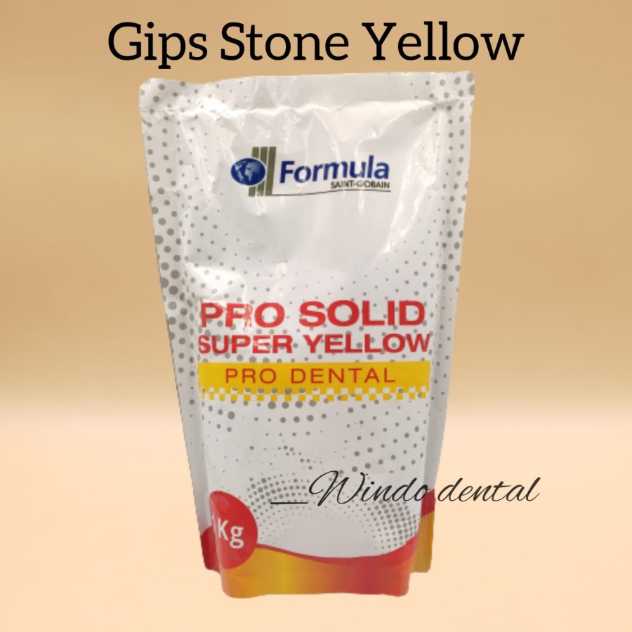 Jual DENTAL GIPS STONE KUNING MOLDANO KUNING BAHAN CETAK GIGI Shopee Indonesia