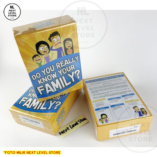 Do You Really Know Your Family Board Games Kartu Permainan Party Pesta