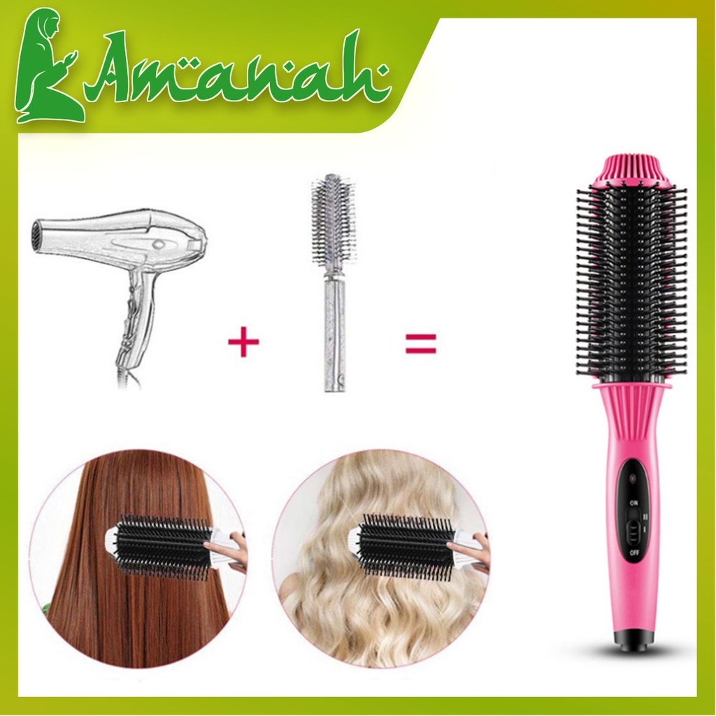 AS6-09 Catokan Sisir Blow Rambut / Catok Sisir Blow / Sisir Pelurus Rambut