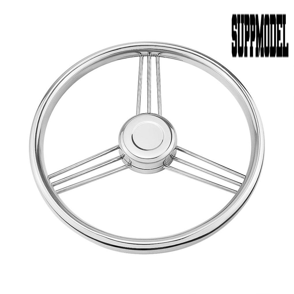 Cover Stir 9 Jari-Jari Bahan Stainless Steel Warna Silver 13.5 &quot;Untuk Perahu