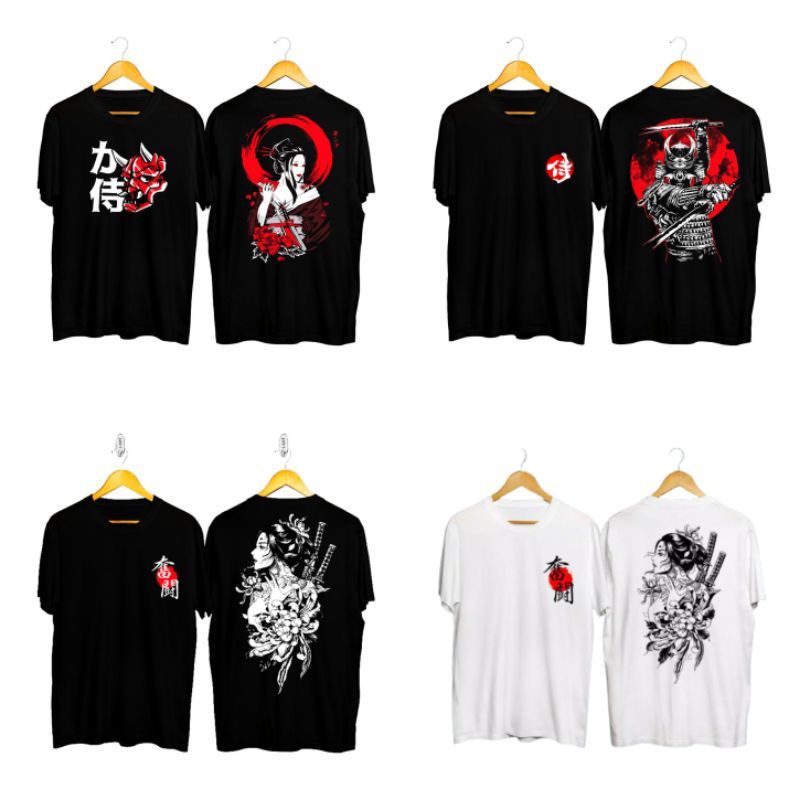 KAOS SAMURAI JEPANG (GROSIR) | KAOS JEPANG | KAOS SAMURAI DISTRO