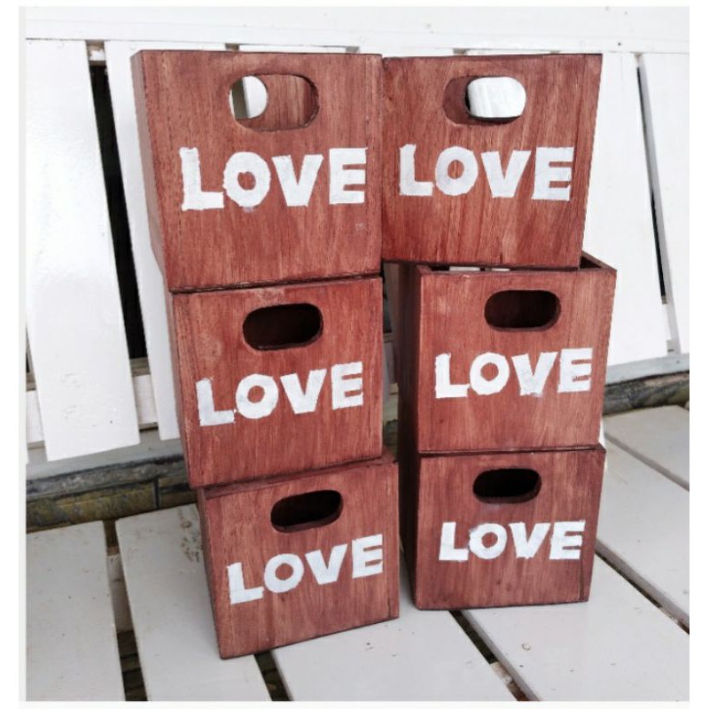 Box Kayu Storage / Penyimpanan Perkakas Kecil