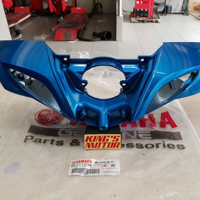 BATOK DEPAN XEON KARBU BIRU ASLI YAMAHA