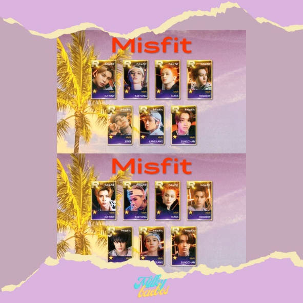 ✨[READY STOCK (baca desc box)] Lenticular NCT U - Misfit (FANMADE by NCT_Lenticular)✨ JOHNNY TAEYONG