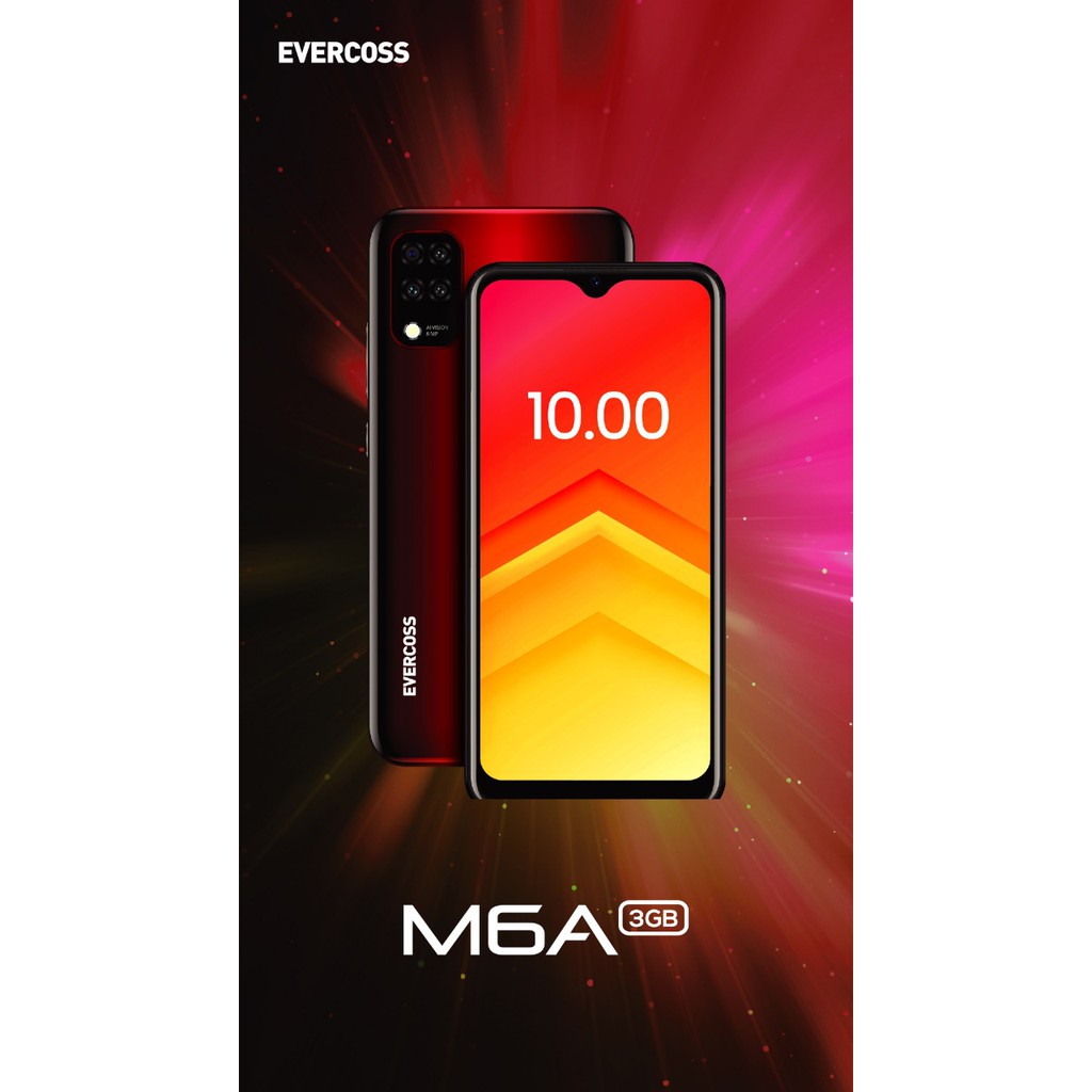 EVERCOSS M6A RAM 3GB ROM 16GB GARANSI RESMI