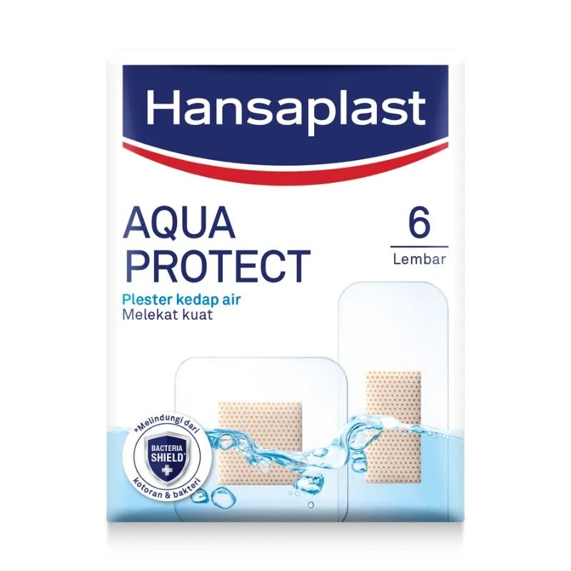 ★ BB ★ Hansaplast Aqua Protect 6 Sheets - Plaster Luka - Plaster Kedap Air
