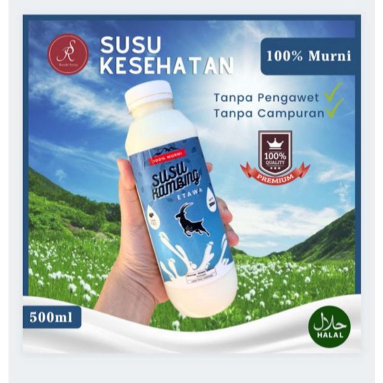 

SUSU KAMBING ETAWA GUNUNG Organik Murni 500 ml (Mentah)