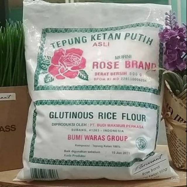 

Tepung Ketan Putih Rose Brand 500gr