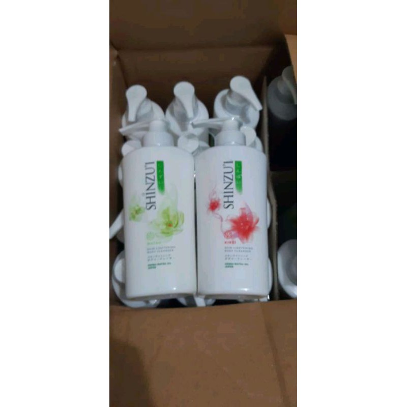 Sabun Mandi Cair Shinzu botol pump 500ml