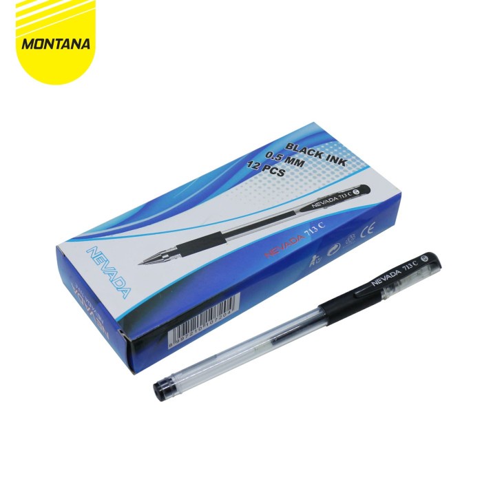 

Ball Pen Gel / Pulpen / Pena Montana 412 C Black Ink