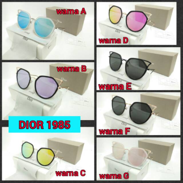 SUNGLASSES DIOR 1985