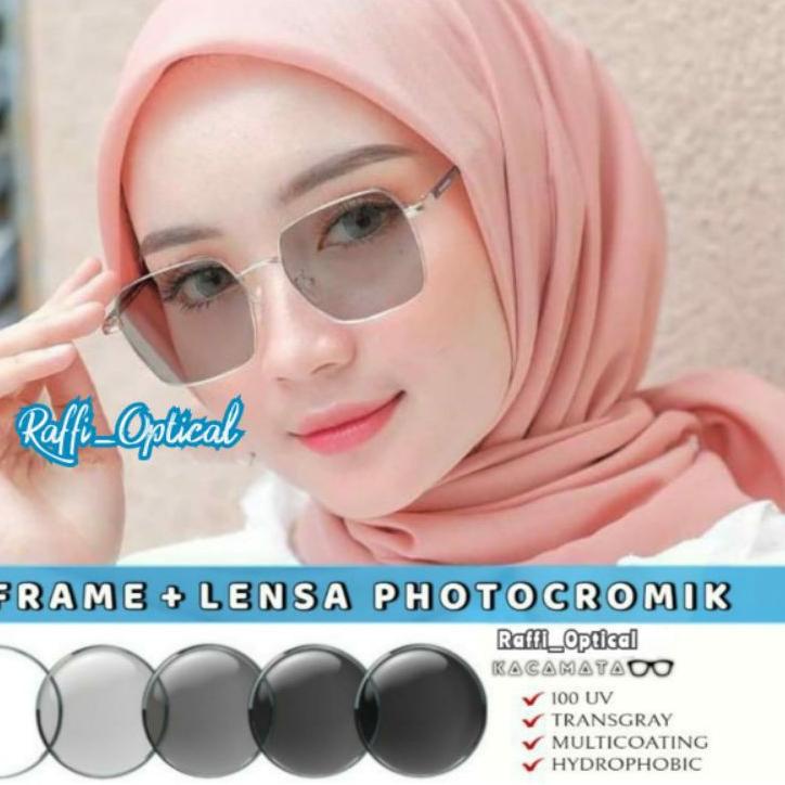 [KODE 7335]PAKET KACAMATA PHOTOCHROMIC |