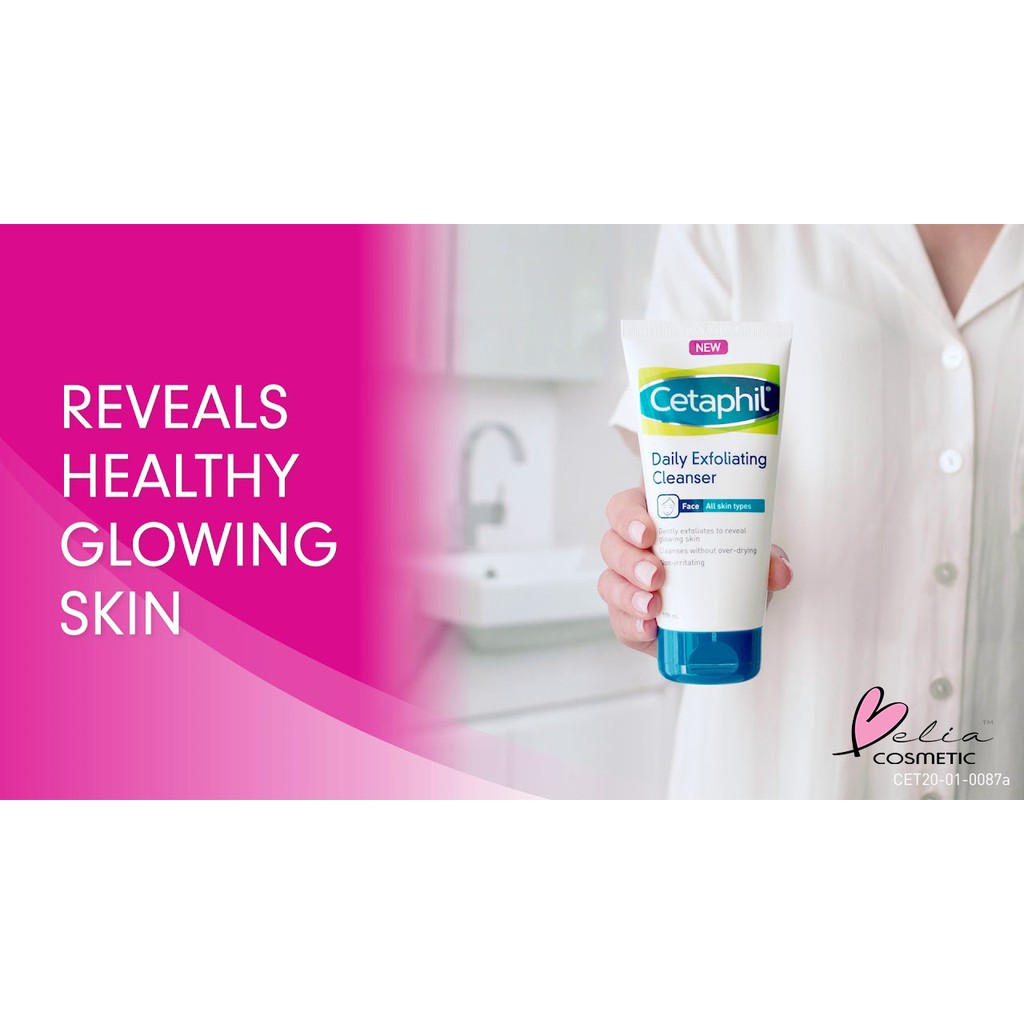 ❤ BELIA ❤ Cetaphil Daily Exfoliating Cleanser 178ml BPOM