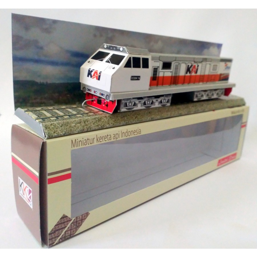 Jual Lokomotif Cc203 Logo Baru 75 Kai Miniatur Kereta Api Indonesia