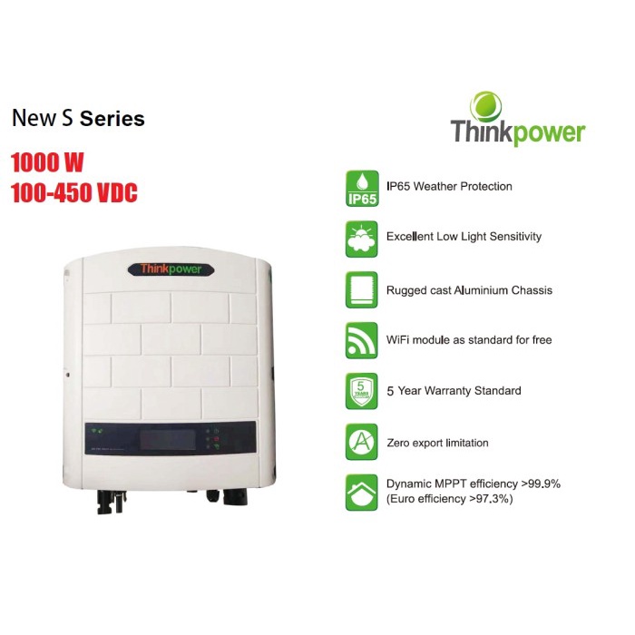 Inverter Ongrid 1000W 2000W Include Clamp Limiter Wifi ThinkPower Cocok Untuk kurangi Tagihan PLN