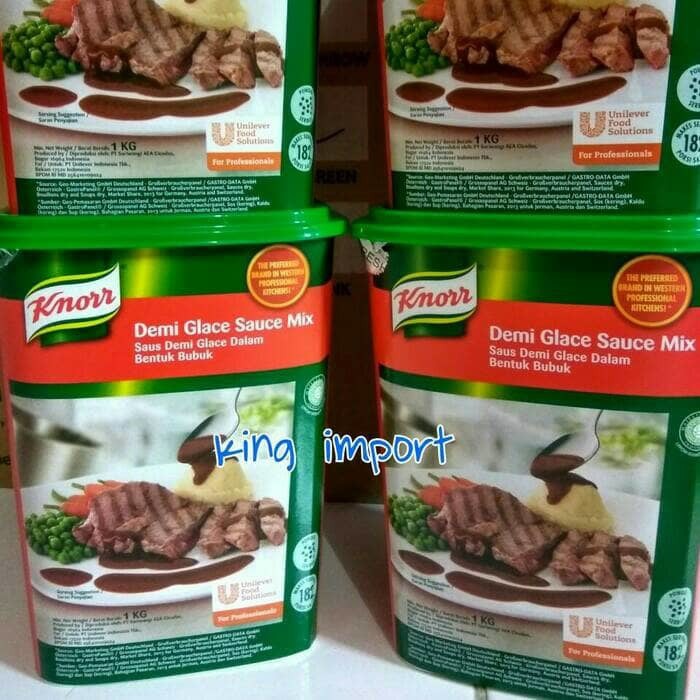 

KNORR DEMIGLACE SAUCE MIX 1KG/KNOOR DEMI GLACE 1KG