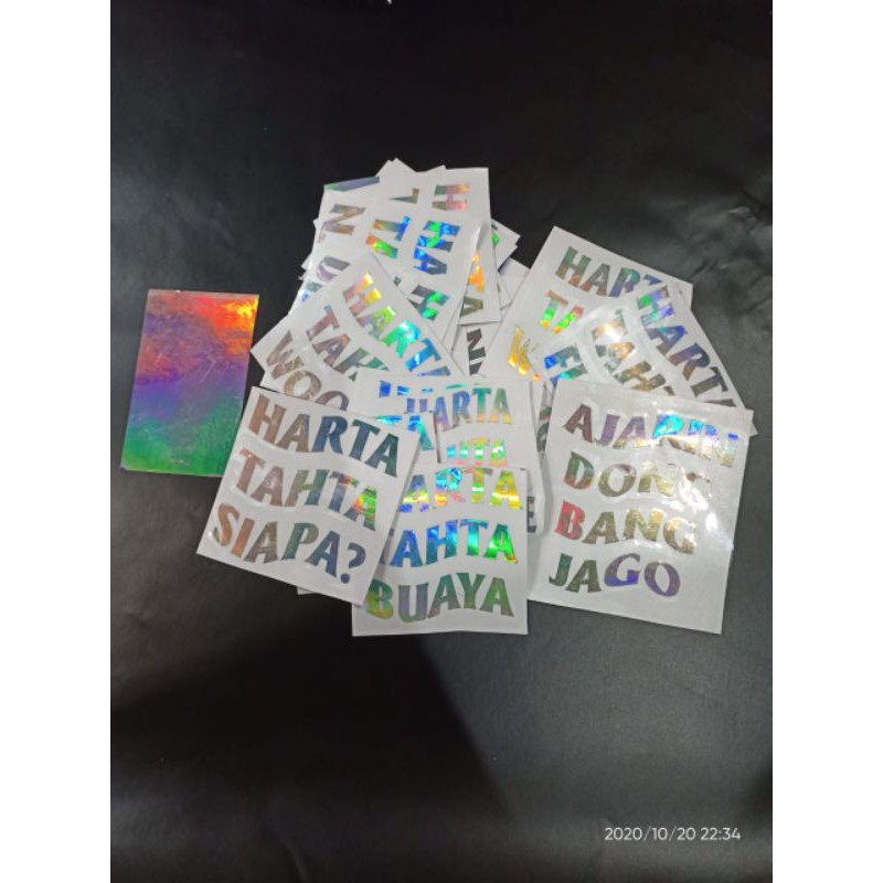 

STIKER HARTA TAHTA / CUSTOM STIKER SUKA-SUKA