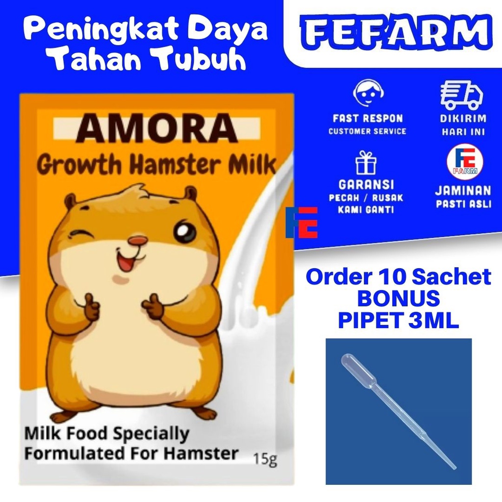 SUSU HAMSTER YUMILK AMORA HAMSTER MILK FEFARM