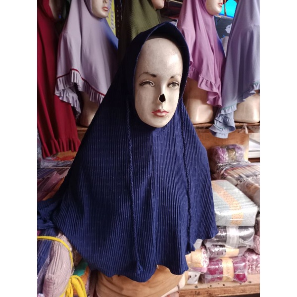 kerudung Instan Plisket Tali ,Hijab InStan Plisket Tali