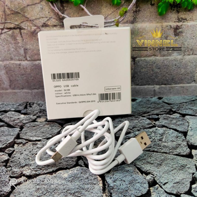 Kabel data charger oppo 2A original 100% F1 F1S F3 F5 F7 A57 A39 A71 A83 A37 NEO 7 JOY DLL