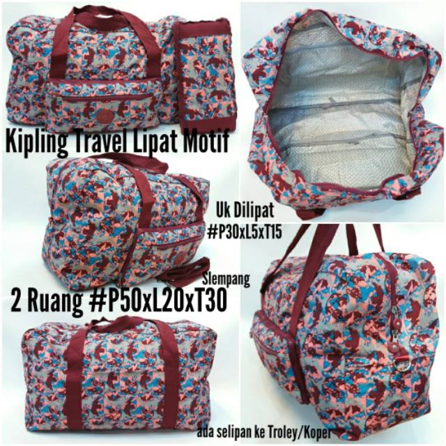 Tas Travel kipling lipat