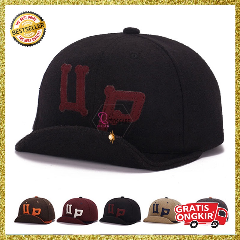 Topi Pria Wanita Baseball Snapback Visor Lipat UP Fashion style Korea HipHop kualitas import TWK