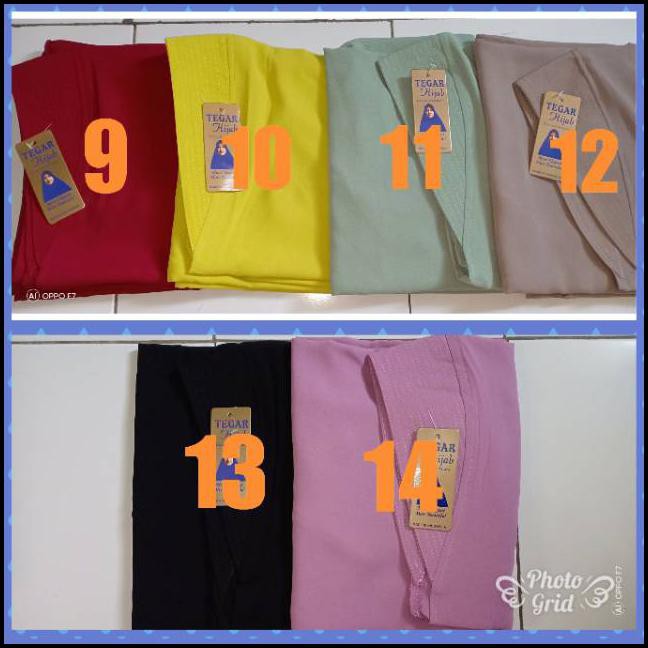 Hijab Wollycrepe Tegar Kerudung Khimar Jumbokhimar Syari