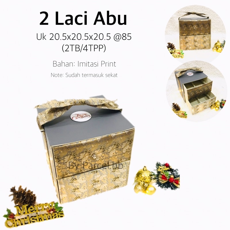 

PROMO BOX REJECT NATAL / Box 2 laci abu / box natal