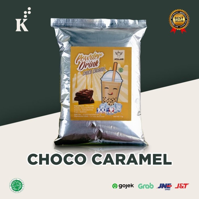 

BUBUK MINUMAN BUBBLE POWDER DRINK CHOCO CARAMEL ORIGINAL JAVALAND 1KG