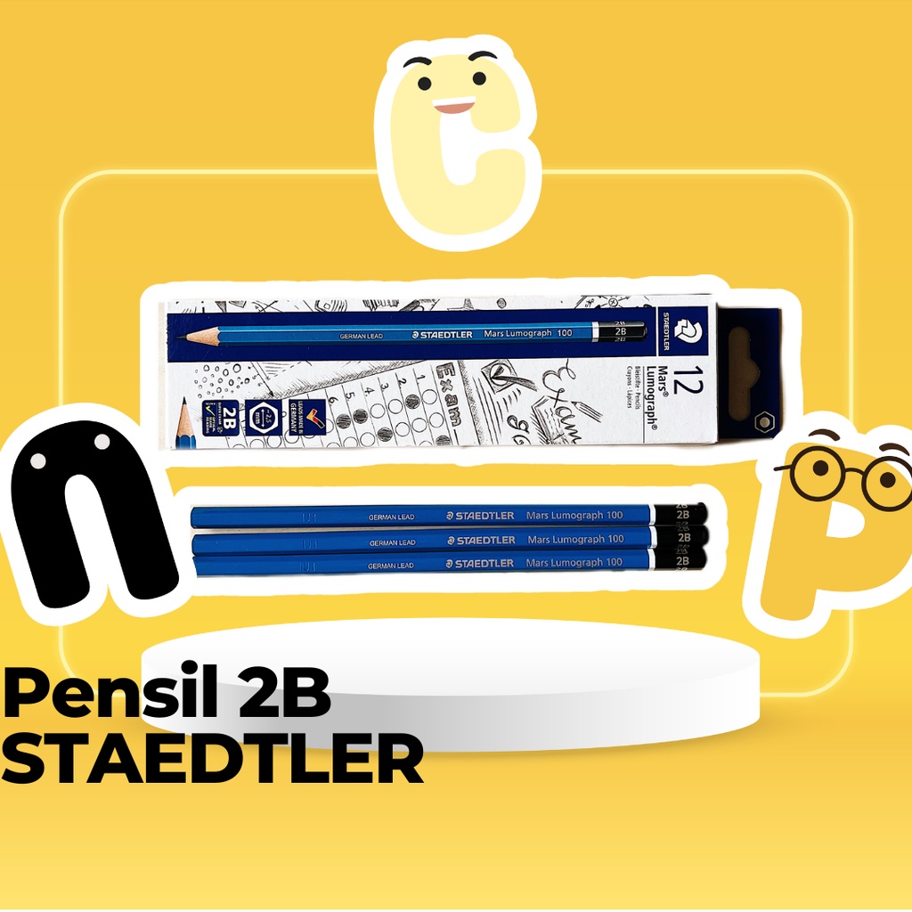 

Pensil Komputer 2B Staedtler Lumograph