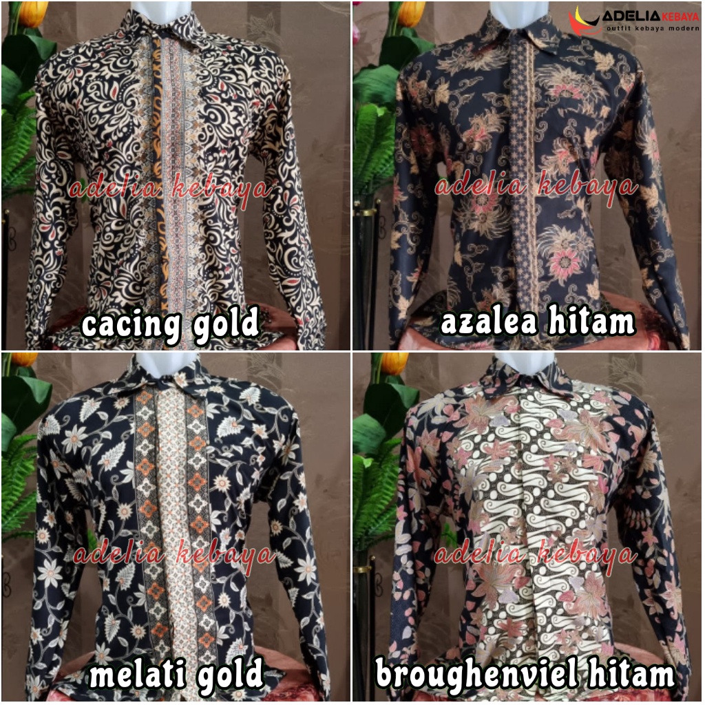 kemaja batik pria terbaru tangan panjang - baju kemeja -  pakaian pria - set batik couple kekinian - batik modern tradisional