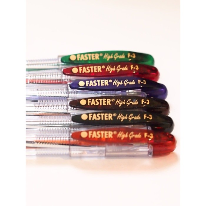 

FASTER - Pulpen Ballpoint Bulpen Faster F-3 - 0.5mm