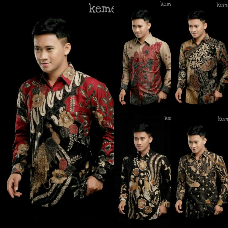 ( FULL FURING )KEMEJA BATIK/BAJU BATIK PRIA PANJANG MURAH KAIN HALUS
