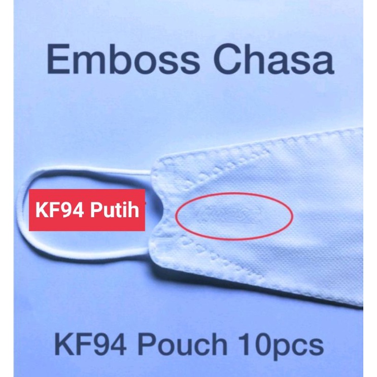 KF94 Putih emboss Chasa