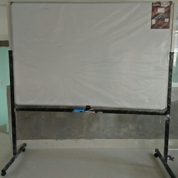 Whiteboard  dua muka Magnetic 90x120